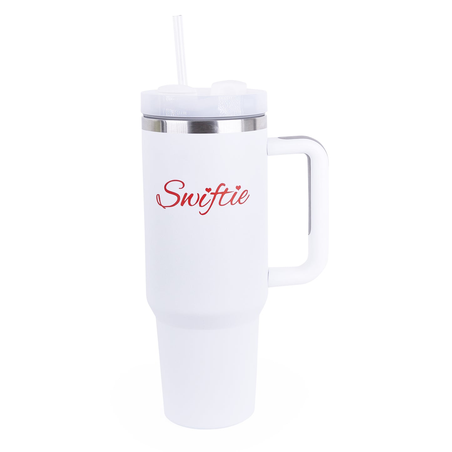 Swiftie 40oz Stainless Steel Tumbler with Straw and Handle